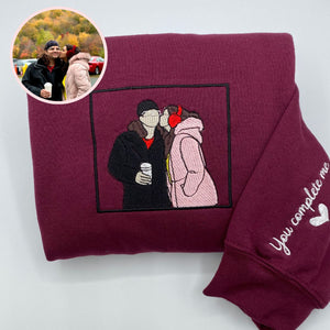 Personalized Embroidered Hoodies with Pictures - mymatchhoodie