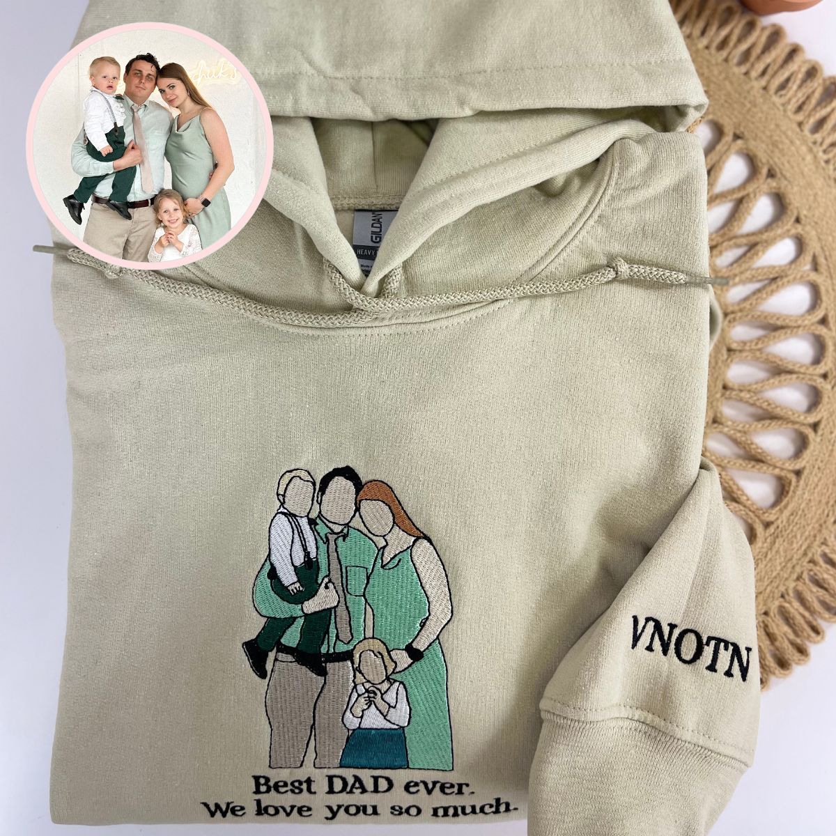 Personalized Embroidered Hoodies with Pictures - mymatchhoodie